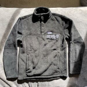 Patagonia Men’s Re-Tool Snap-T fleece pullover sweater black medium